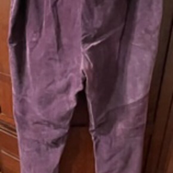 Vintage Finity Natuals suede pants size 10 - Picture 4 of 8